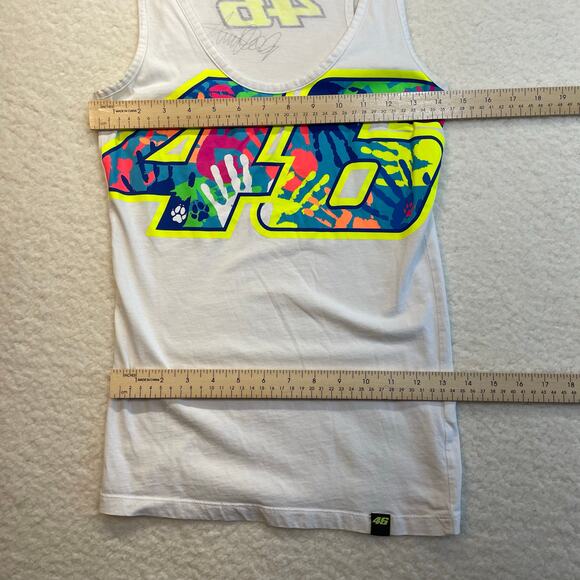 Official VR46 Valentino Rossi MotoGP Women Yamaha 46 Racing Tank Top small - Picture 6 of 7